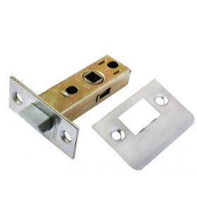 Защелка врезная межкомнатная бесшумная Morelli LP6-45 SN Цвет - Белый никель Защелка врезная межкомнатная бесшумная Morelli LP6-45 SN Цвет - Белый никель