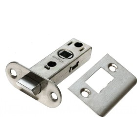 Защелка врезная межкомнатная Morelli OL6-45 SN Цвет - Белый никель Защелка врезная межкомнатная Morelli OL6-45 SN Цвет - Белый никель