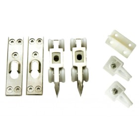 Раздвижная система MORELLI SET 4. комплект 4-колесных роликов, для двери весом до 50 кг.