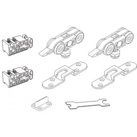 STABLE SET V-1 60KG Комплект роликов 4 колеса, вес двери до 60кг (Механизм купе) MORELLI STABLE SET V-1 60KG Комплект роликов 4 колеса, вес двери до 60кг (Механизм купе) MORELLI