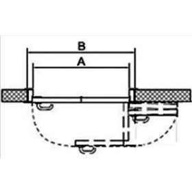 СИСТЕМА КНИЖКА для межкомнатных дверей MORELLI 180-TWICE RIGHT 60 Механизм компакт (COMPACK)