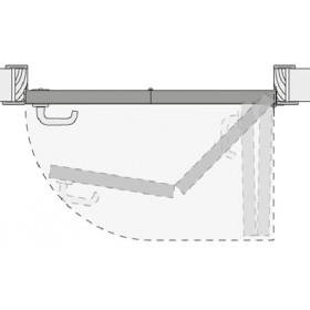 Система КНИЖКА для межкомнатных дверей MORELLI 90-TWICE RIGHT 60 Механизм компакт (COMPACK)