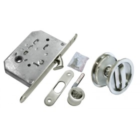 Комплект для раздвижных дверей купе Morelli MHS-1 WC SC Матовый хром Комплект для раздвижных дверей купе Morelli MHS-1 WC SC Матовый хром