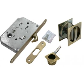 Комплект для раздвижных дверей купе Morelli MHS-2 WC AB Античная бронза