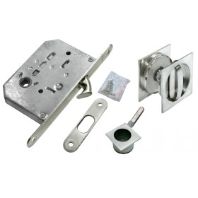 Комплект для раздвижных дверей купе Morelli MHS-2 WC SC Матовый хром