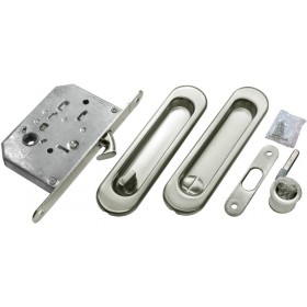 Комплект для раздвижных дверей купе Morelli MHS150 WC SC Матовый хром