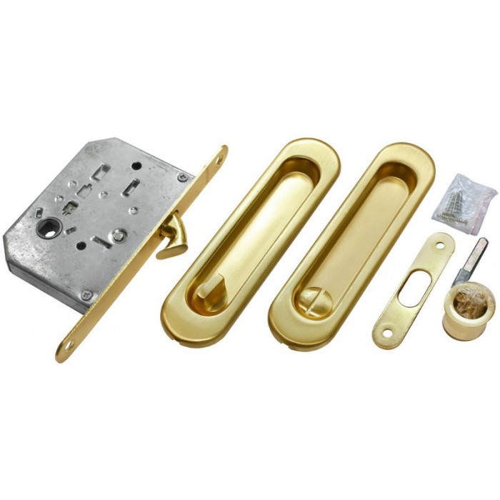 Комплект для раздвижных дверей купе Morelli MHS150 WC SG Матовое золото
