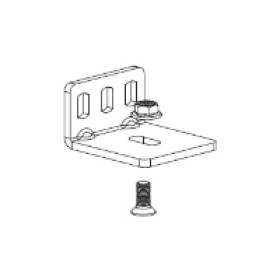 Уголок для настенного крепления направляющего профиля Morelli Sliding Set