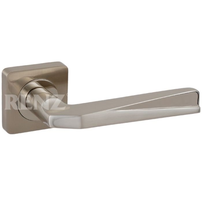 Межкомнатная дверная ручка RENZ Валерио DH 54-02 никель матовый/никель блестящий
