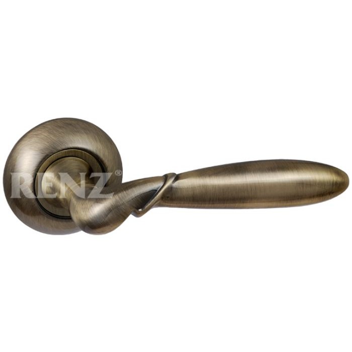 Межкомнатная дверная ручка RENZ Калабрия DH (N) 26-08 бронза античная