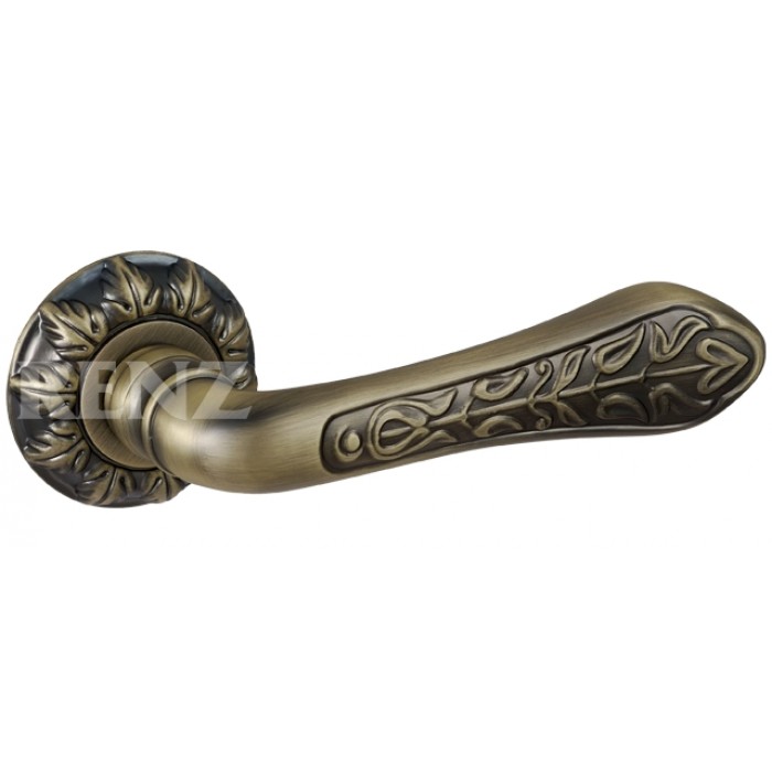 Межкомнатная дверная ручка RENZ Classic Плати DH 66-10 античная бронза матовая