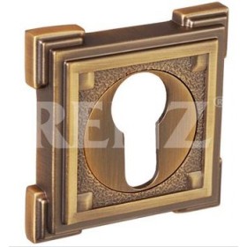 Накладка на цилиндр декоративная Renz ЕТ 19 кофе