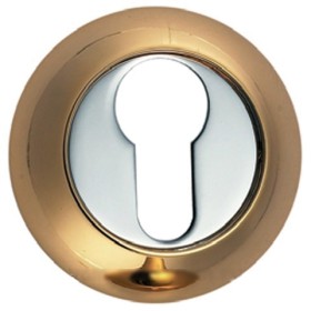 Накладка на цилиндр Renz ЕТ (N) 08 латунь блестящая