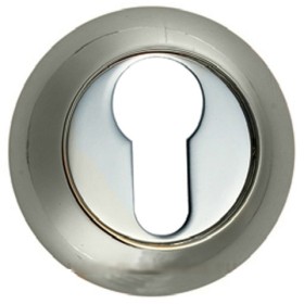 Накладка на цилиндр Renz ЕТ (N) 08 хром матовый/хром блестящий