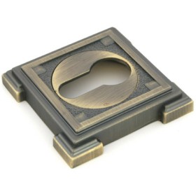 Накладка на цилиндр декоративная Renz ЕТ 19 бронза античная