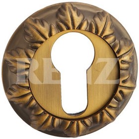 Накладка на цилиндр декоративная Renz ЕТ 10 кофе