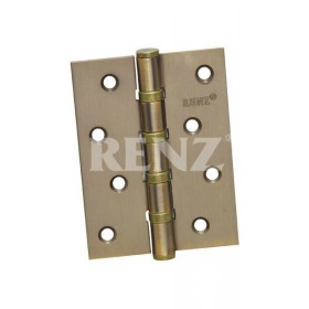 Петля стальная универсальная RENZ 100*75*2,5, 4 подш. кофе Петля стальная универсальная RENZ 100*75*2,5, 4 подш. кофе
