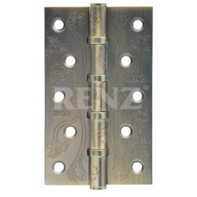 Петля стальная декор-цветок RENZ 125*75*2,5, 4 подш., кофе Петля стальная декор-цветок RENZ 125*75*2,5, 4 подш., кофе