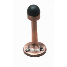 Ограничитель дверной настенный RENZ DS 77 AC медь античная