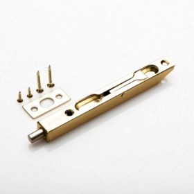 Ригель дверной RENZ 140 мм., латунь блестящая