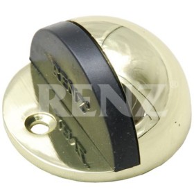 Ограничитель дверной напольный RENZ DS 44 PB латунь блестящая