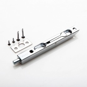 Ригель дверной RENZ 140 мм., хром блестящий