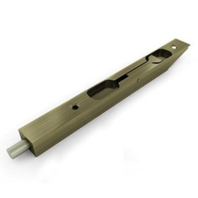 Ригель дверной RENZ 140 мм., бронза античная