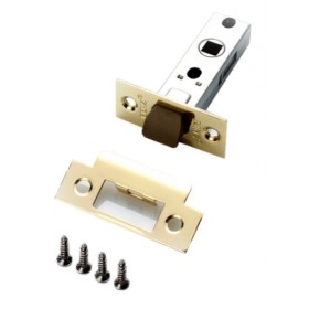 Защелка межкомнатная с пластиковым язычком Renz L 5-45 plastic латунь блестящая Защелка межкомнатная с пластиковым язычком Renz L 5-45 plastic латунь блестящая