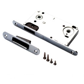 Магнитная защелка сантехническая Renz, межос. расст. 70 мм, хром блестящий Магнитная защелка сантехническая Renz, межос. расст. 70 мм, хром блестящий