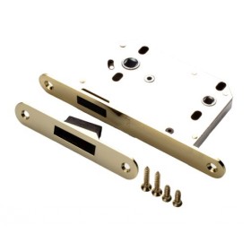 Магнитная защелка сантехническая Renz, межос. расст. 70 мм, латунь блестящая Магнитная защелка сантехническая Renz, межос. расст. 70 мм, латунь блестящая