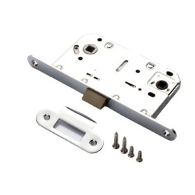 Защелка сантехническая Renz, БЕСШУМНЫЙ МЕХАНИЗМ, межос. расст. 70 мм, хром блестящий Защелка сантехническая Renz, БЕСШУМНЫЙ МЕХАНИЗМ, межос. расст. 70 мм, хром блестящий