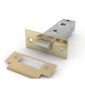 Защелка межкомнатная Renz L 5-45 латунь блестящая Защелка межкомнатная Renz L 5-45 латунь блестящая