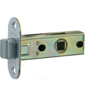 Защелка межкомнатная Renz L 5-45 oval, овальная планка, хром блестящий Защелка межкомнатная Renz L 5-45 oval, овальная планка, хром блестящий