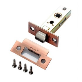 Защелка межкомнатная Renz L 5-45 медь античная Защелка межкомнатная Renz L 5-45 медь античная