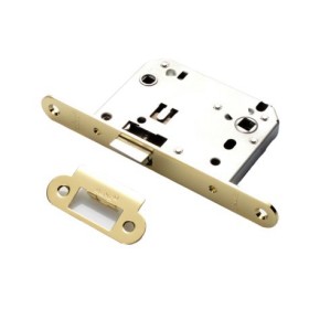 Защелка сантехническая Renz LB 2070 oval, овальная планка, латунь блестящая  Защелка сантехническая Renz LB 2070 oval, овальная планка, латунь блестящая