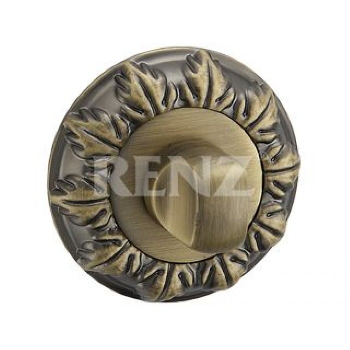 Завертка сантехническая декоративная Renz BK 10 бронза античная матовая
