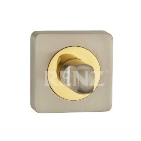Завертка сантехническая квадратная Renz BK 02 никель матовый/латунь блестящая Завертка сантехническая квадратная Renz BK 02 никель матовый/латунь блестящая