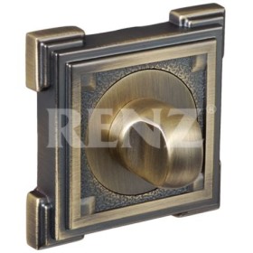 Завертка сантехническая декоративная Renz BK 19 бронза античная матовая Завертка сантехническая декоративная Renz BK 19 бронза античная матовая
