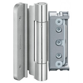 Петля BAKA Protect 4010 3D FD MSTS (противовзломная) до 160 кг SIMONSWERK (3 петли) матовая нержавеющая сталь 