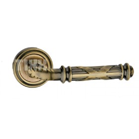 Межкомнатная дверная ручка TIXX Elegance "Палацио", бронза античная 