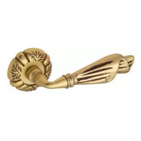 Дверная ручка Venezia Opera D5 французское золото + коричневый Дверная ручка Venezia Opera D5 французское золото + коричневый