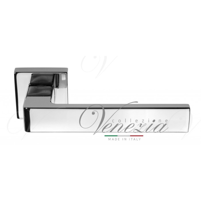 Дверная Ручка Venezia Unique Biblo Полированный Хром