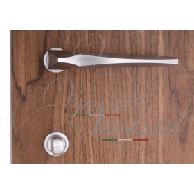 Дверная Ручка Venezia Unique Stone (Серия Slim) Матовый Хром