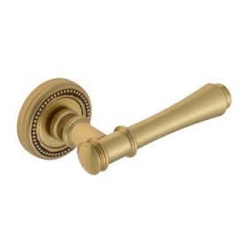 Дверная ручка Venezia Callisto D3 французcкое золото + коричневый