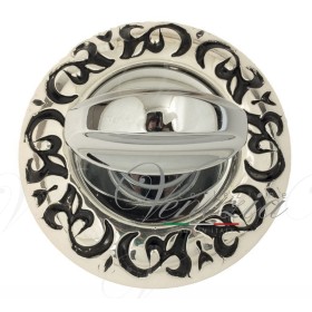 Фиксатор Поворотный Venezia Wc-2 D4 Натуральноее Серебро + Черный