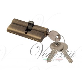 Цилиндровый Механизм Ключ-Ключ Venezia 25/10/35 Матовая Бронза