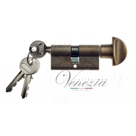 Цилиндровый Механизм Ключ-Вертушка Venezia 25/10/25 Матовая Бронза