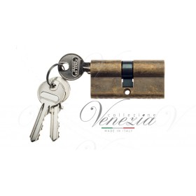 Цилиндровый Механизм Ключ-Ключ Venezia 25/10/25 Античная Бронза