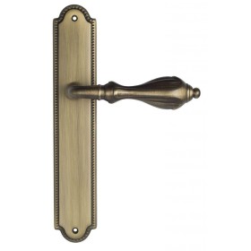 Дверная ручка Venezia ANAFESTO на планке PL98 матовая бронза Дверная ручка Venezia ANAFESTO на планке PL98 матовая бронза