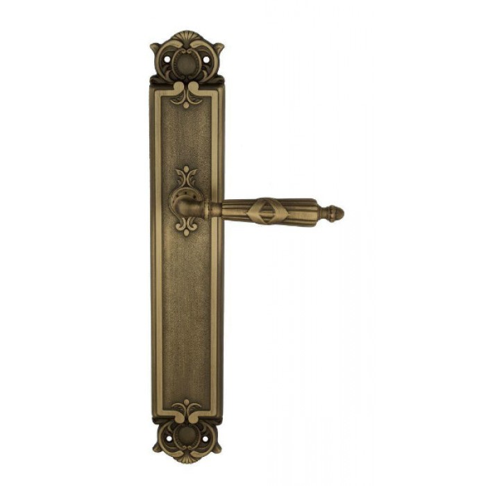 Дверная ручка Venezia ANNETA на планке PL97 матовая бронза